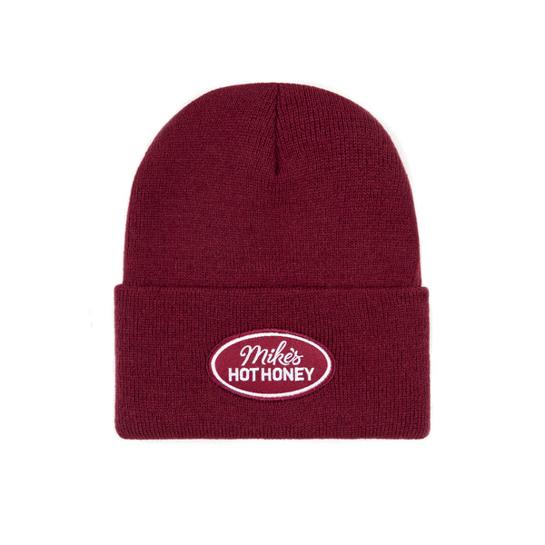 Knit Beanie with Patch