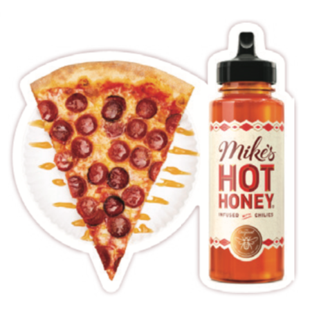 Mike's Hot Honey Static Cling Pizza Slice