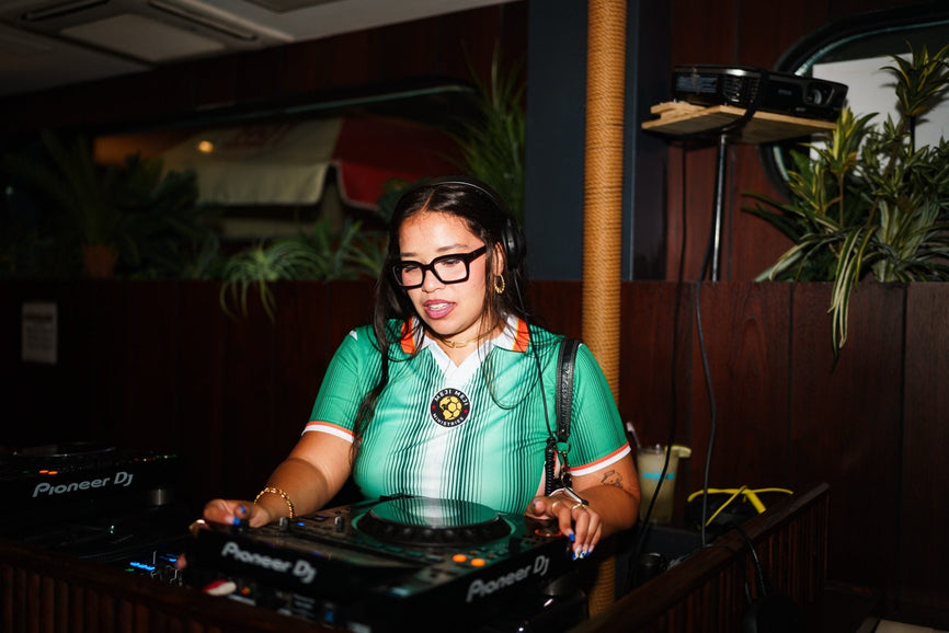 The DJ at the first B-EATS event in New York City
