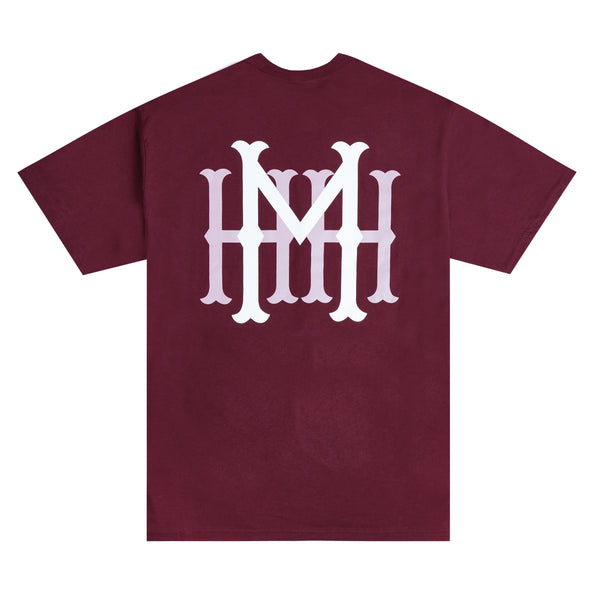 Mike's Hot Honey T-Shirt Heritage Logo Burgundy
