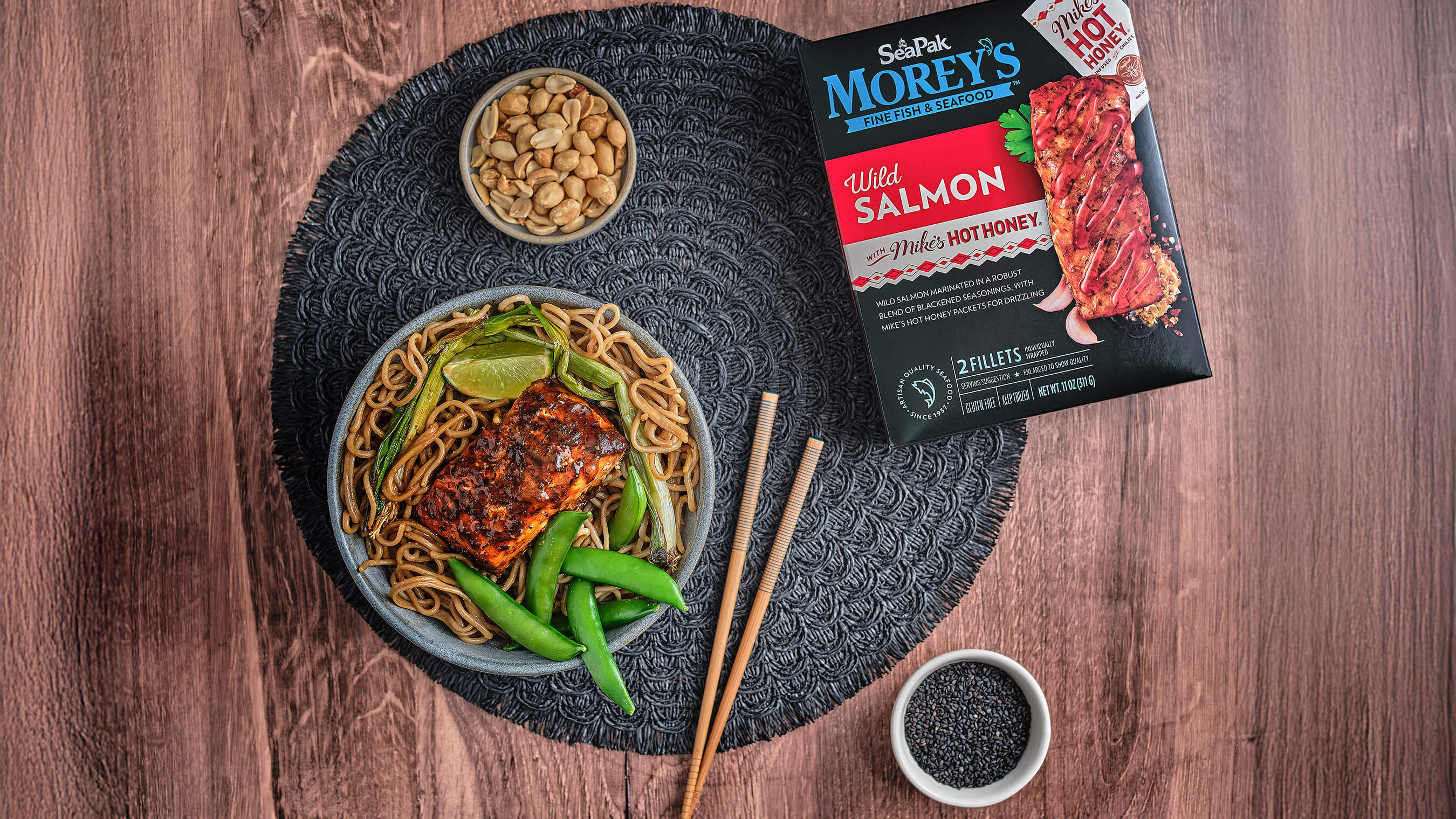 Morey's New Wild Blackened Salmon With Mike's Hot Honey Drizzle Is The Kick You've Been Craving