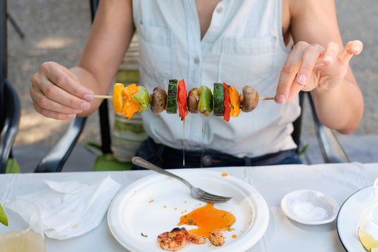 Mike's Hot Honey Veggie Skewers Recipe