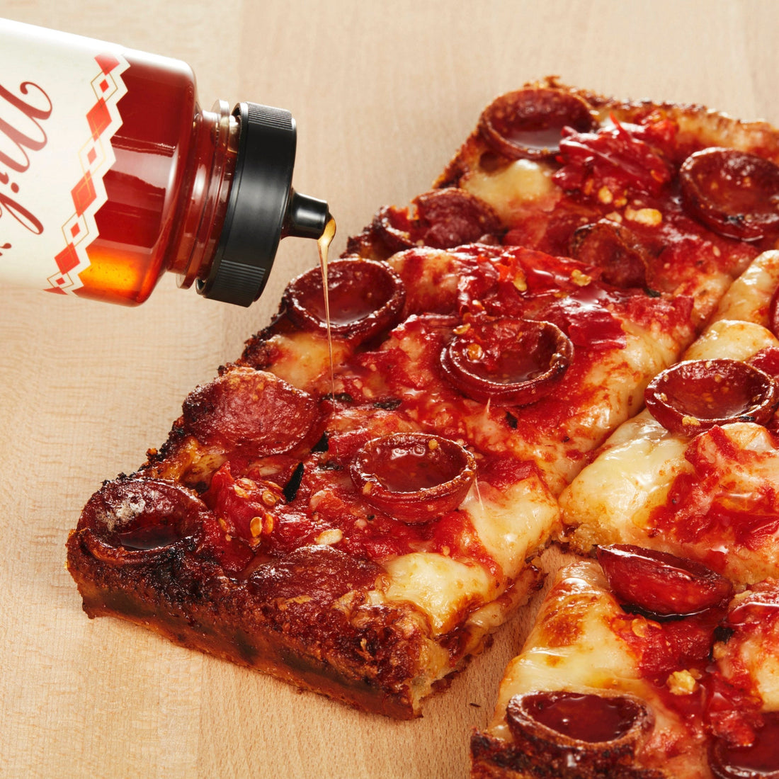 Detroit-Style Hot Honey Pizza