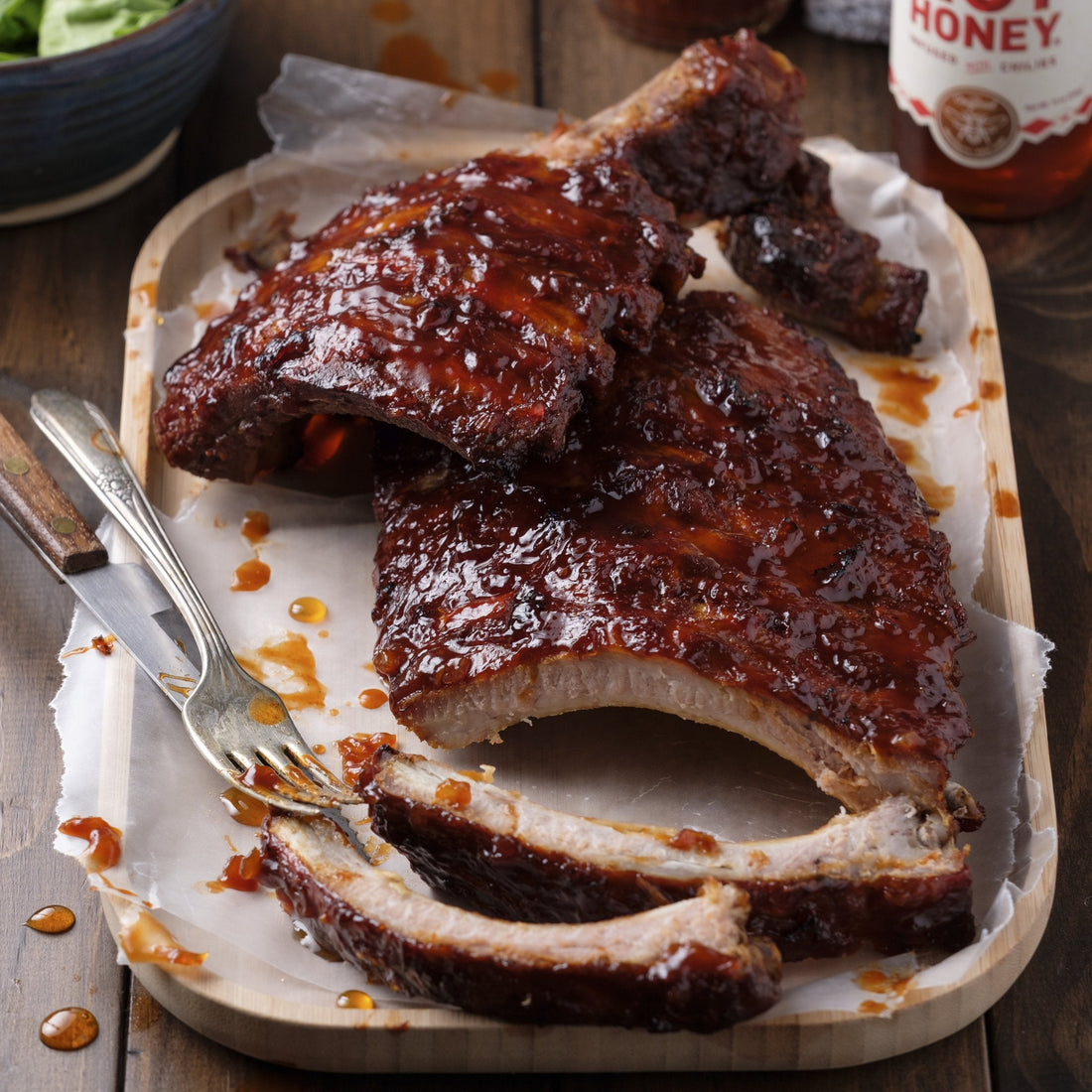 Mike’s Hot Honey BBQ Ribs