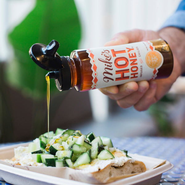 Mike's Hot Honey Ricotta Crostini