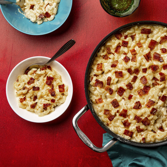Smithfield Mike's Hot Honey Bacon Stovetop Mac and Cheese Recipe