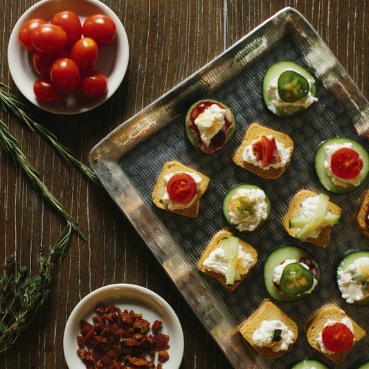 Summer Ricotta Toasts