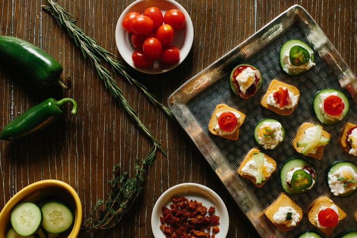 Summer Ricotta Toasts