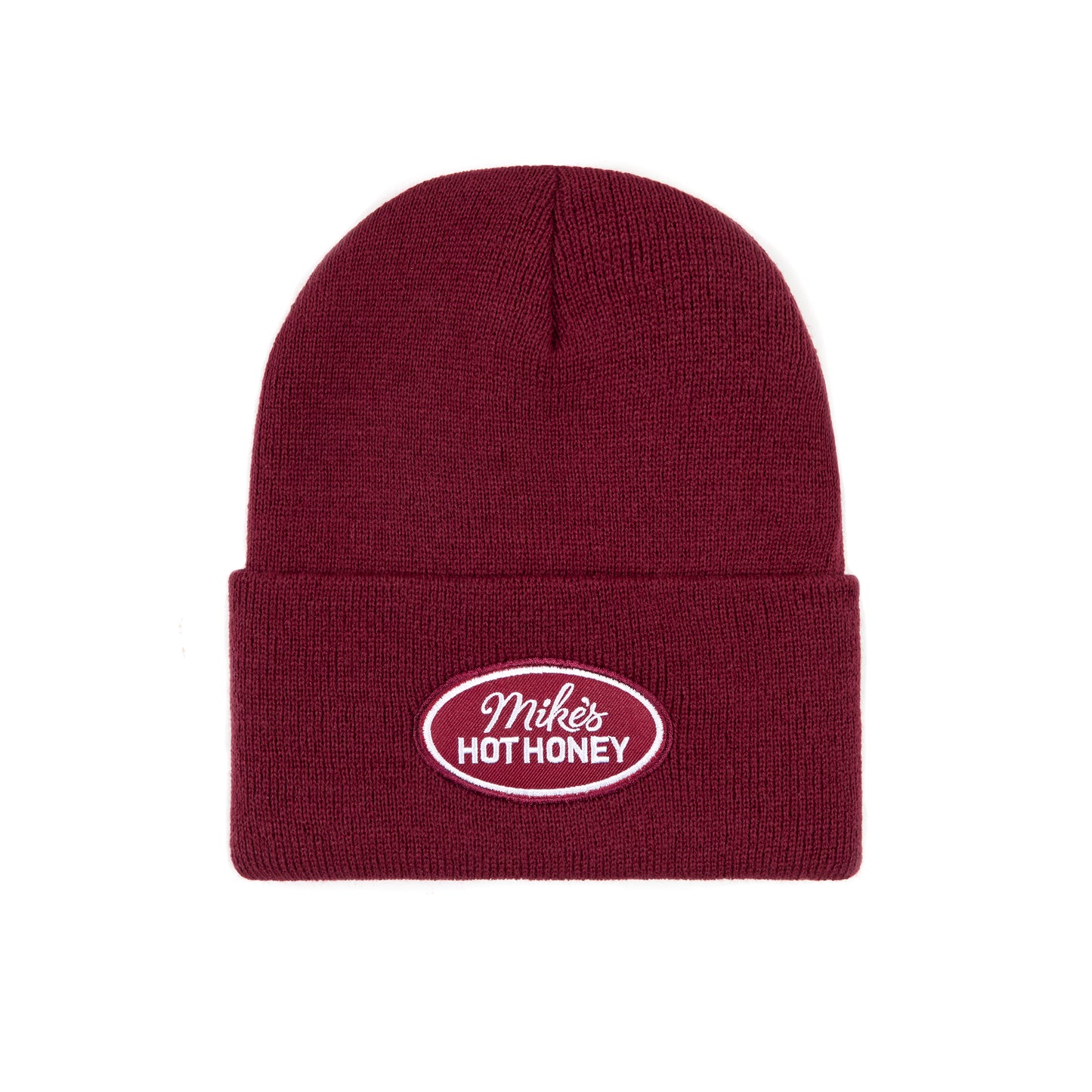 Knit Beanie with Patch