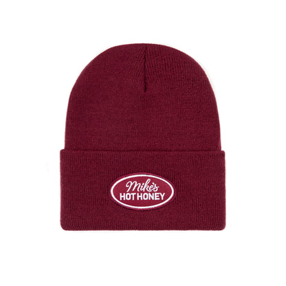 Knit Beanie with Patch