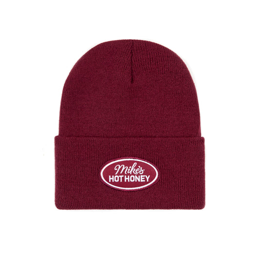 Knit Beanie with Patch