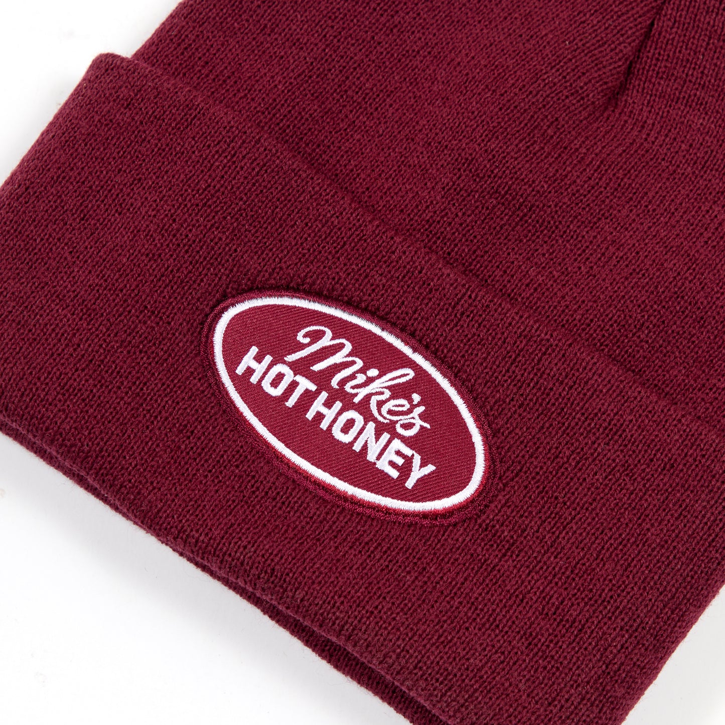 Knit Beanie with Patch