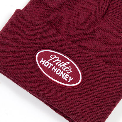 Knit Beanie with Patch