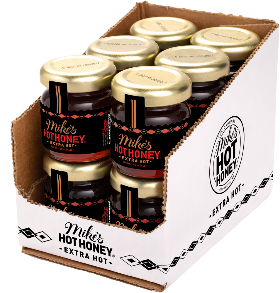 NEW Mike's Hot Honey EXTRA HOT 1.55oz Mini Jar (12ct)