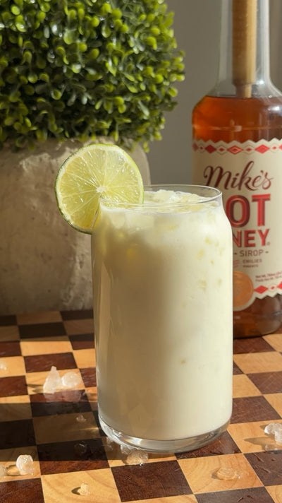 Mike's Hot Honey margarita with lime