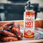 hot honey squeeze bottle with chicken wings