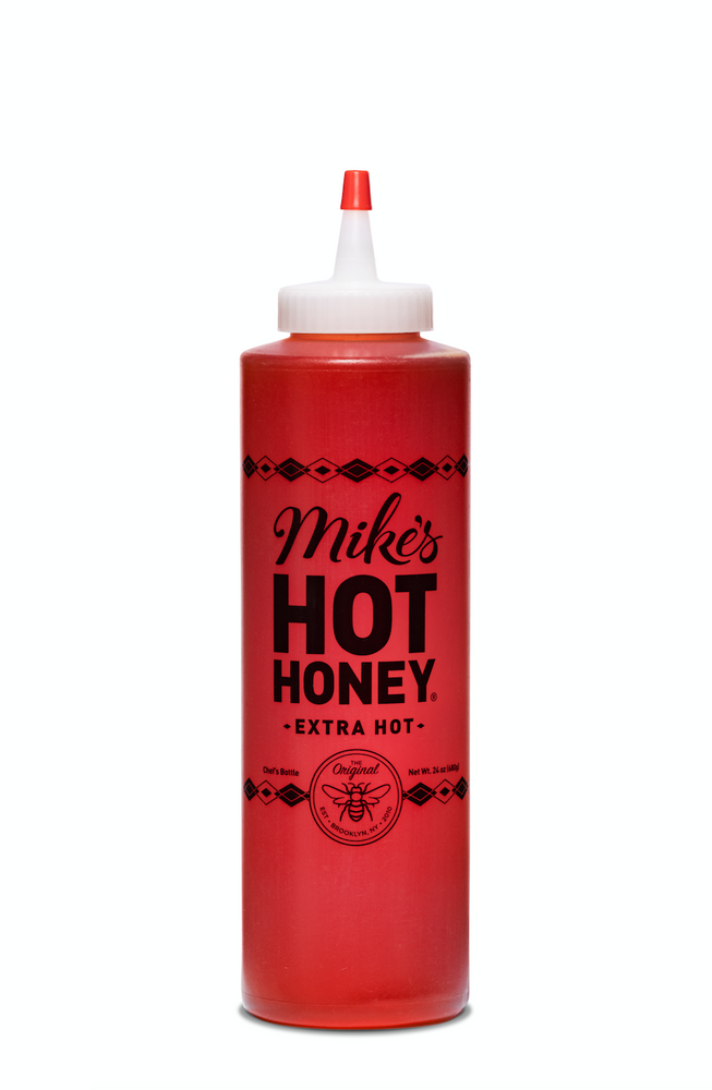 
            
                Load image into Gallery viewer, Mike&amp;#39;s Hot Honey-Extra Hot 24 oz Chef&amp;#39;s Bottle (case of 4)
            
        